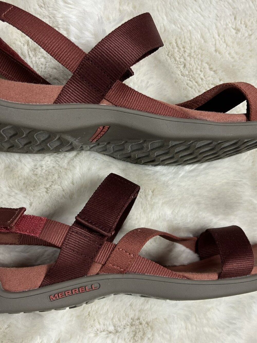 Merrell District 3 Brick Red Strappy Performance Hiking Sandals Women's, Size 9 - Picture 3 of 5